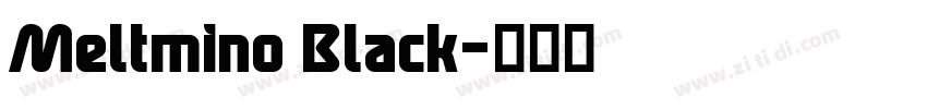 Meltmino Black字体转换